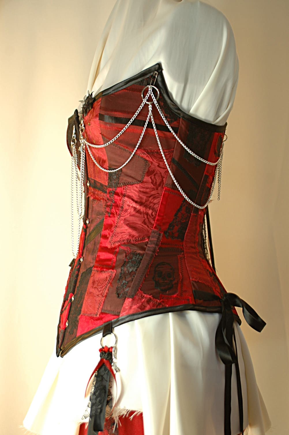 Steampunk patchwork corset - Image 4
