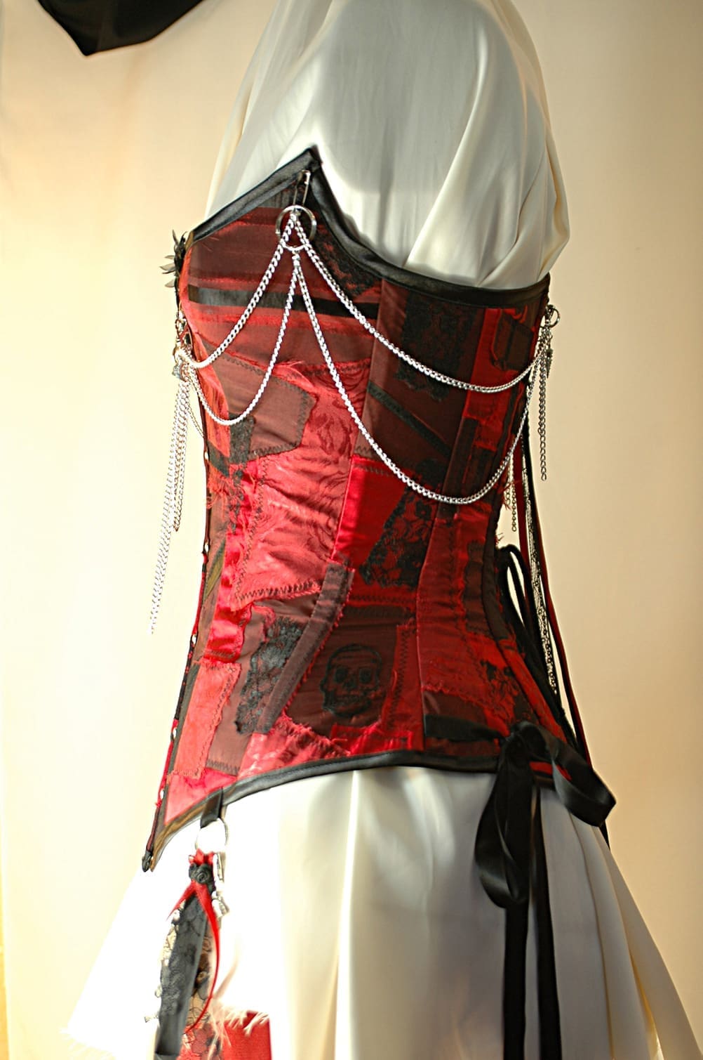 Steampunk patchwork corset - Image 9